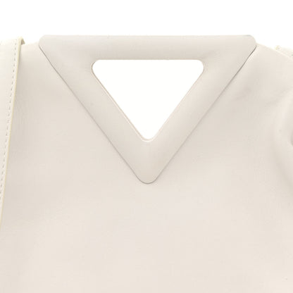 Bottega Veneta Calfskin Small The Point Triangle Bag Chalk 7 of 15