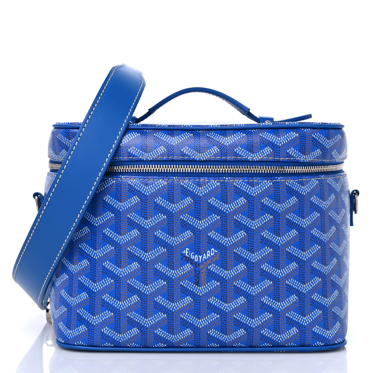 Goyard Goyardine Muse Vanity Case Sky Blue 3 of 11
