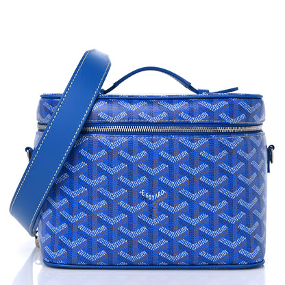 Goyard Goyardine Muse Vanity Case Sky Blue 3 of 11