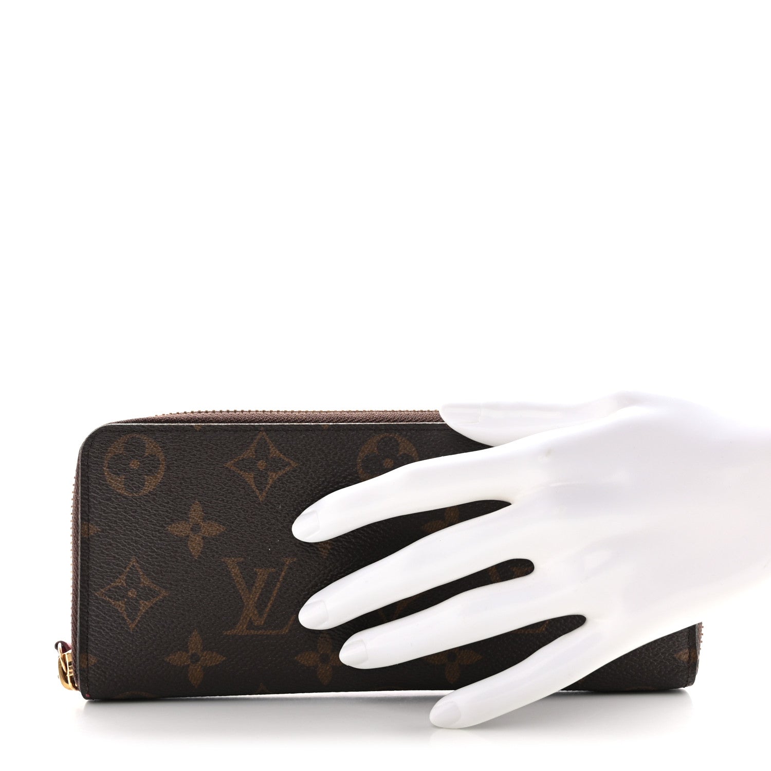 Louis Vuitton Monogram Clemence Wallet Fuchsia 2 of 9