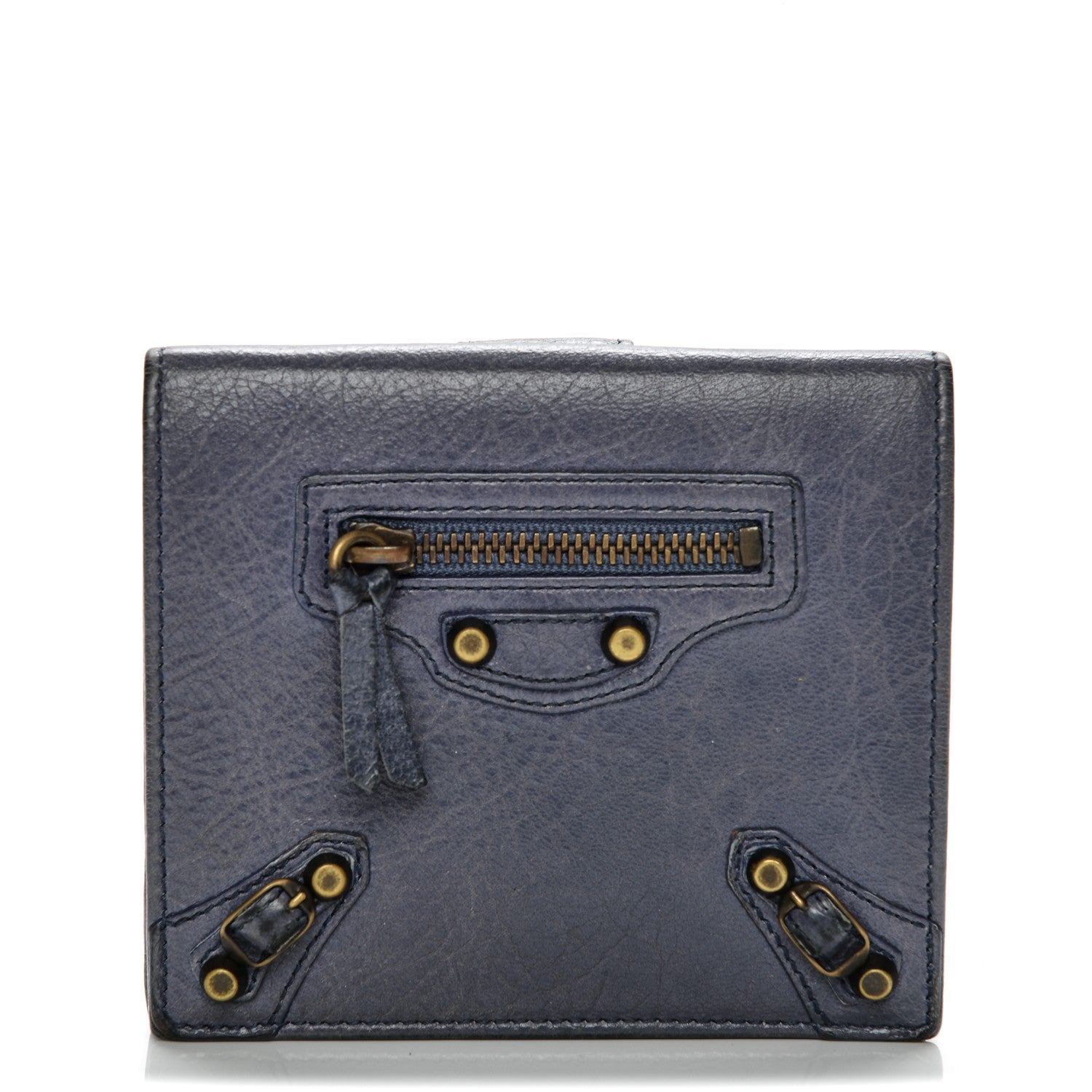 Balenciaga Agneau Bi-Fold Compact Wallet Jacynthe 1 of 8
