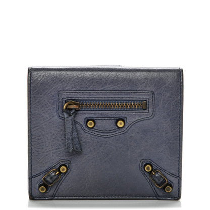 Balenciaga Agneau Bi-Fold Compact Wallet Jacynthe 1 of 8