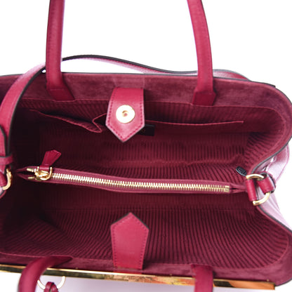 Fendi Vitello Elite Flamingo Regular 2Jours Tote Amarena 5 of 11