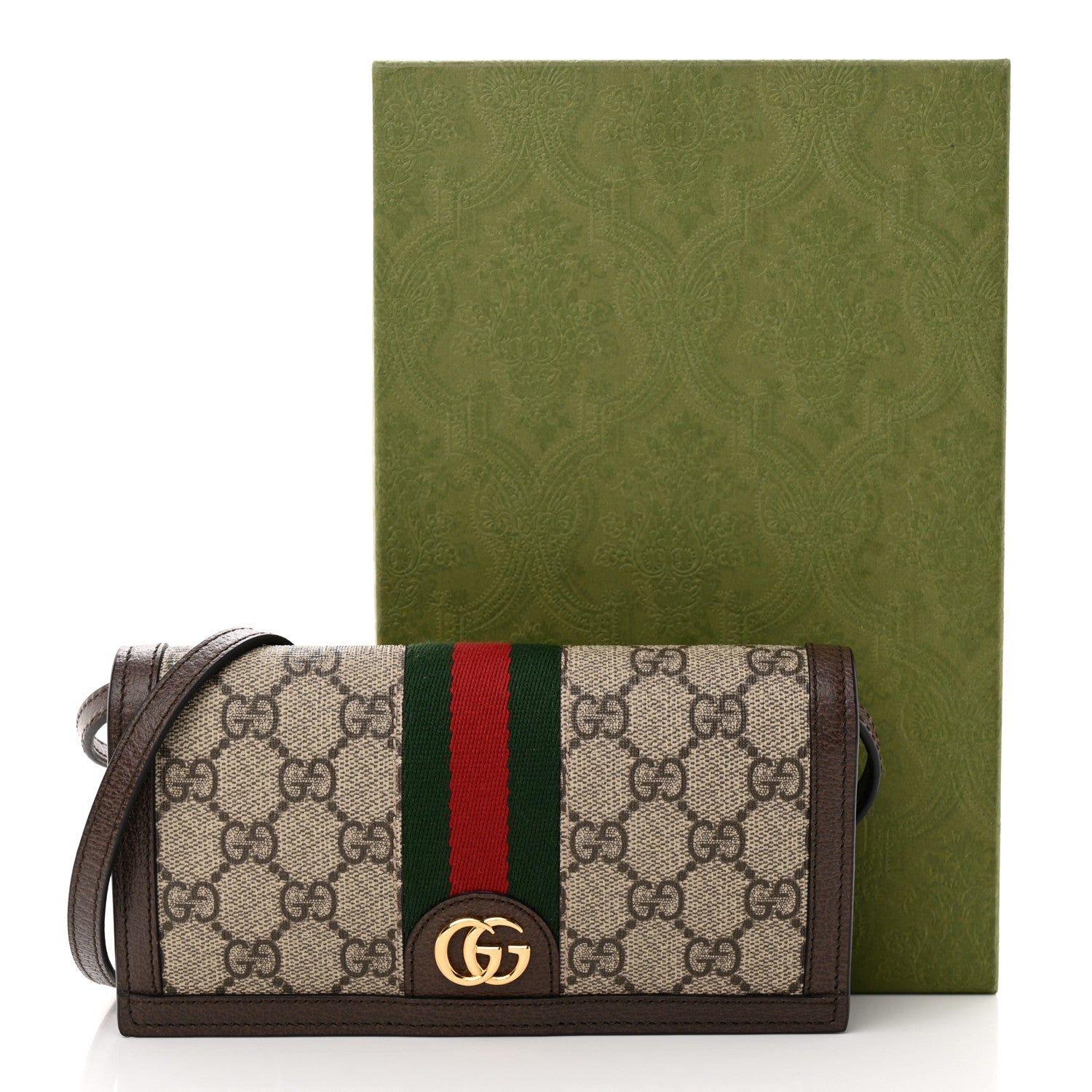Gucci GG Supreme Monogram Web Ophidia Belt Bag Beige Ebony New Acero 10 of 10