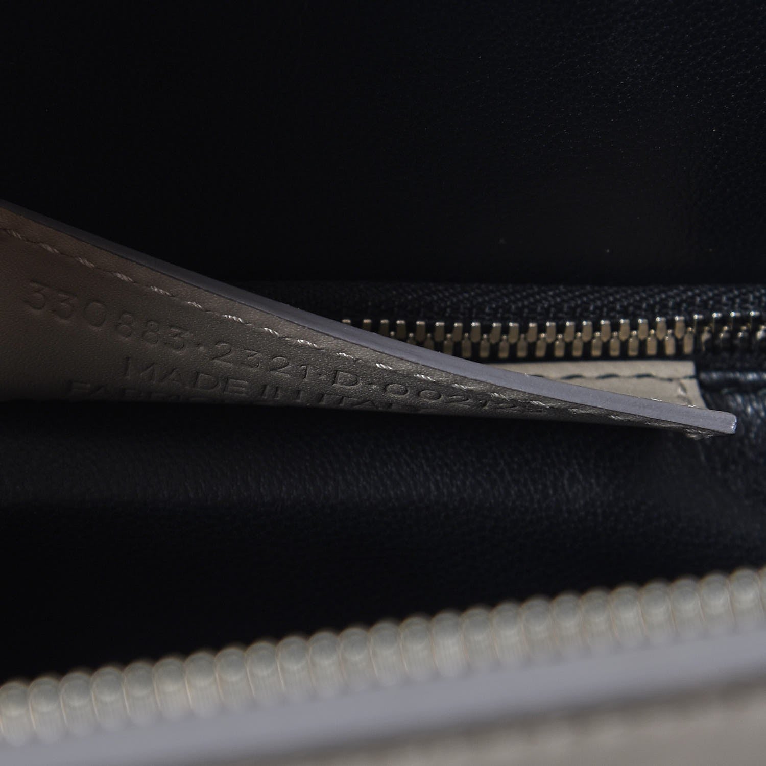 Balenciaga Calfskin Le Dix Zip Cartable Pearl Grey 7 of 15