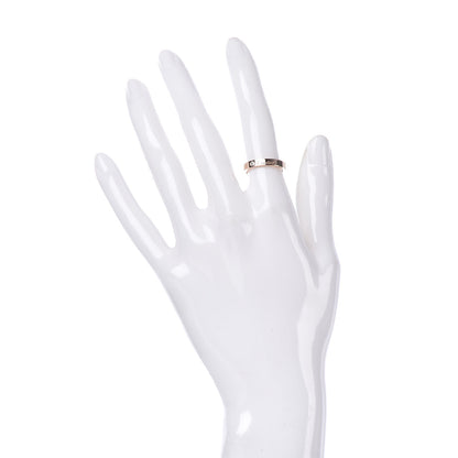Cartier 18K Pink Gold Diamond 3mm C De Wedding Band Ring 49 4.75 2 of 6