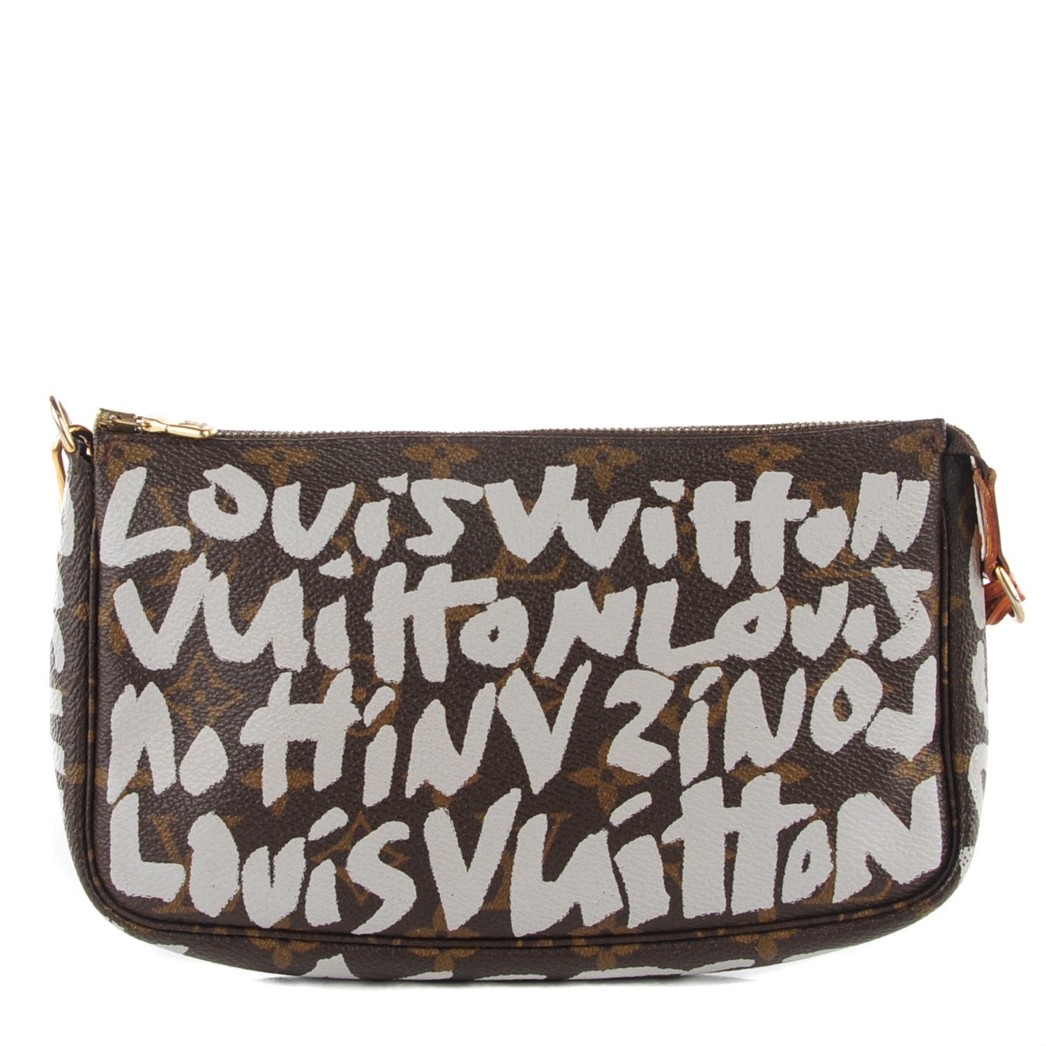 Louis Vuitton Monogram Graffiti Pochette Accessories Silver 1 of 7