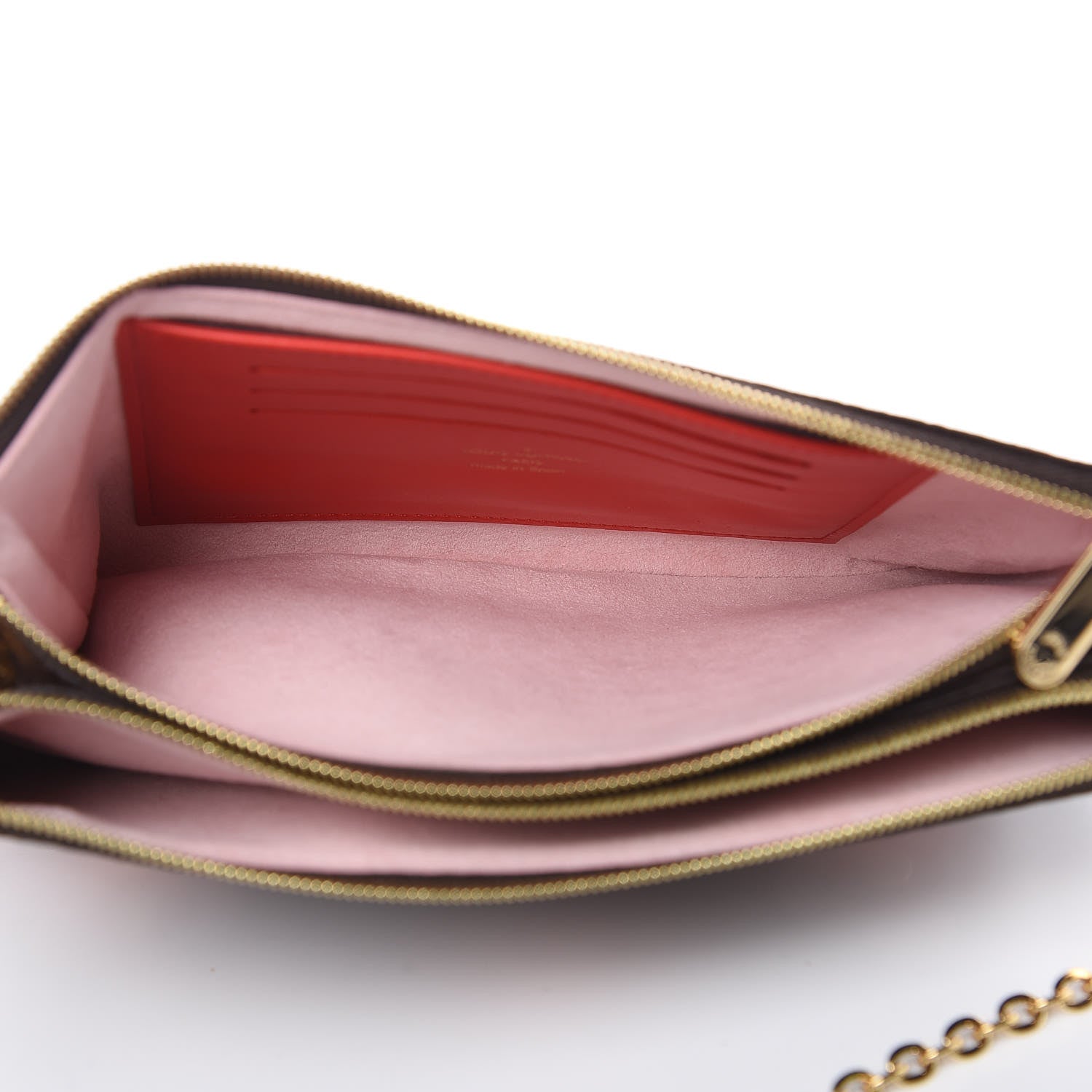 Louis Vuitton Monogram Blooming Flowers Double Zip Pochette 6 of 8