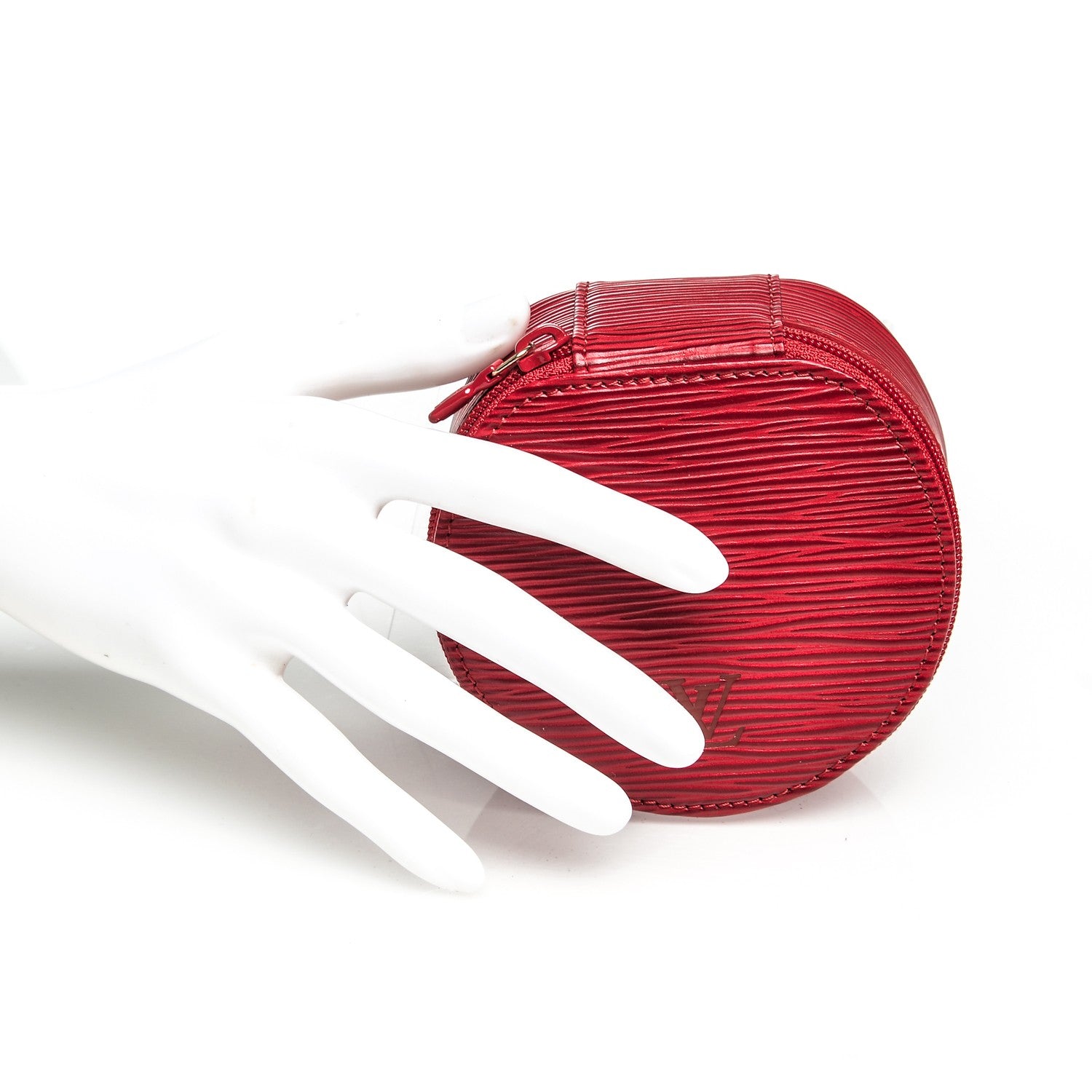 Louis Vuitton Epi Ecrin Bijoux 10cm Jewelry Box Rouge 2 of 8