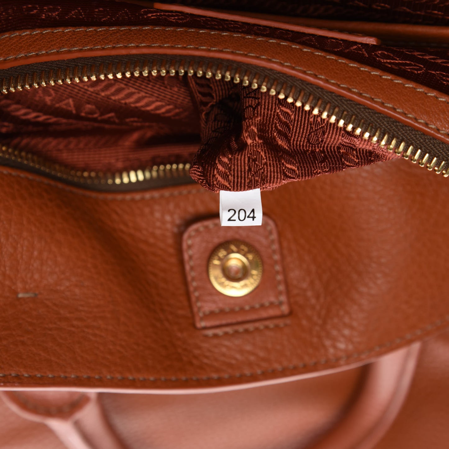 Vitello Daino Shopping Tote Rame