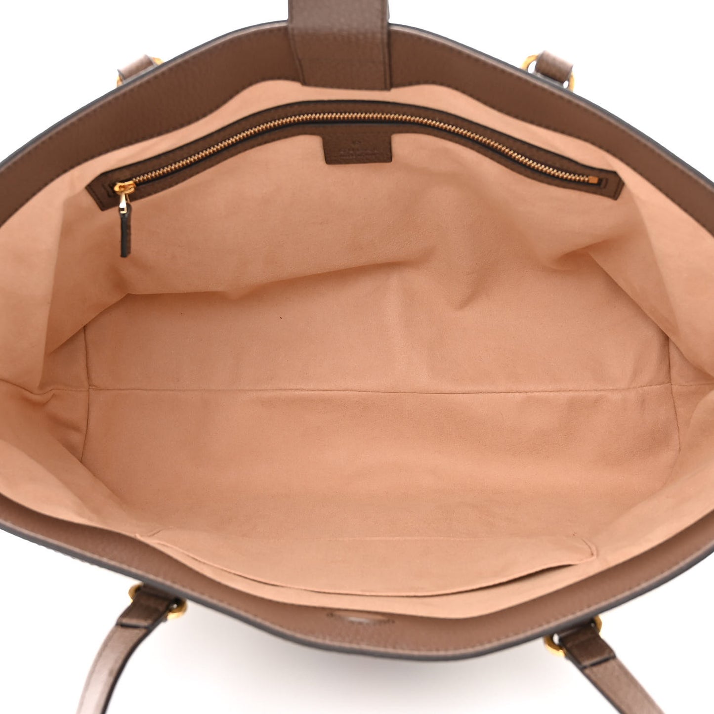GG Supreme Monogram Medium Ophidia Shopping Tote Brown