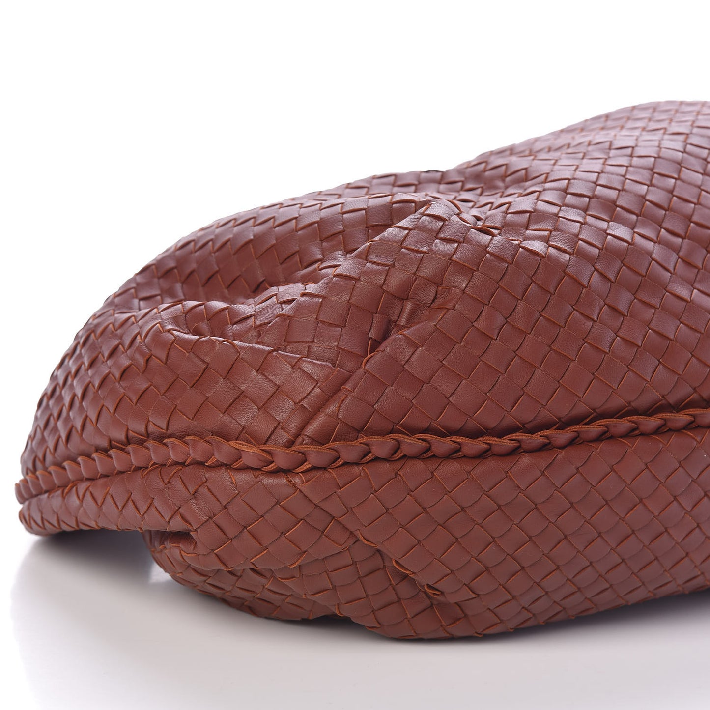 Nappa Intrecciato Large Belly Veneta Hobo Brique