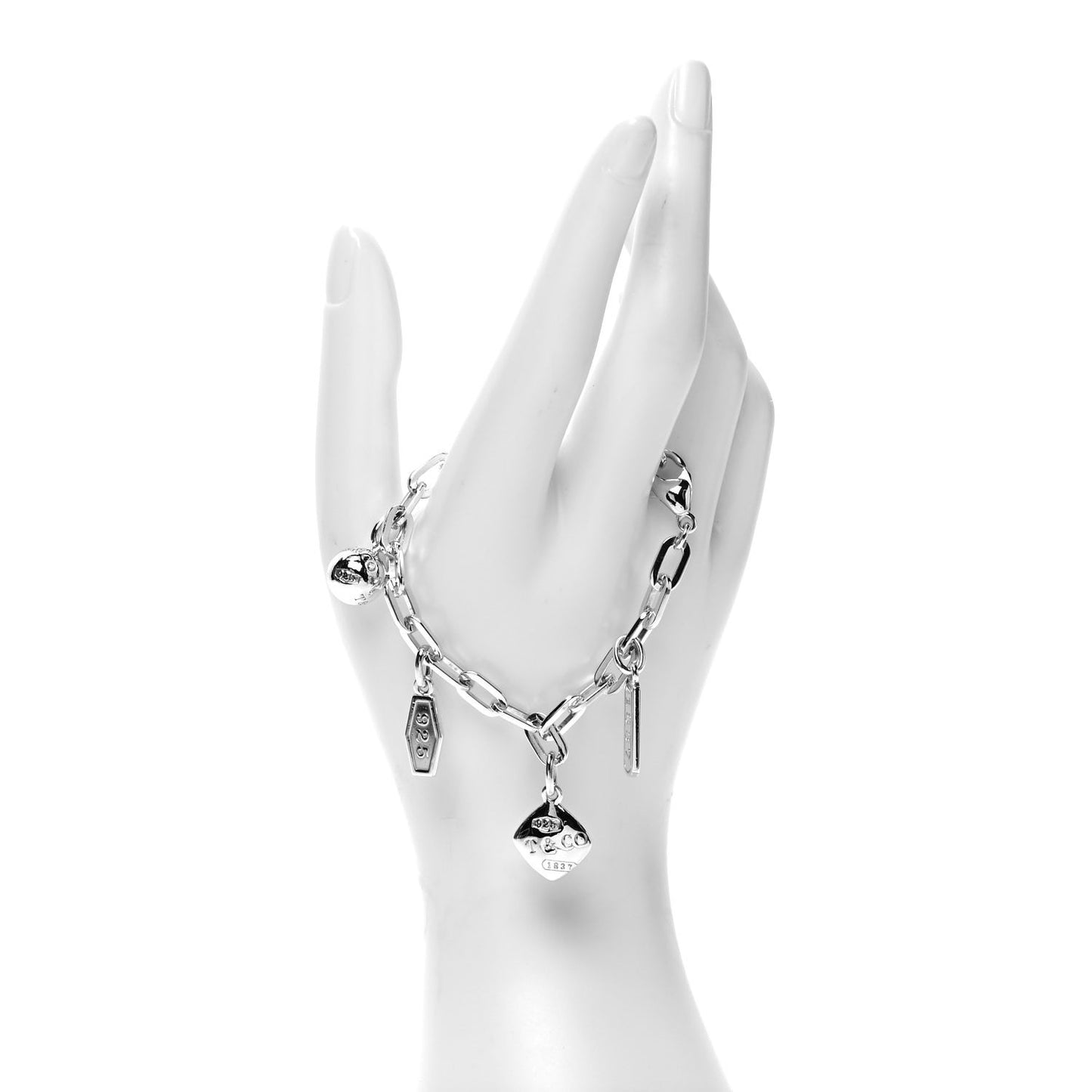 Sterling Silver 1837 Charm Bracelet
