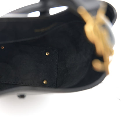 Saint Laurent Shiny Calfskin Le 37 Mini Bucket Bag Black 5 of 9