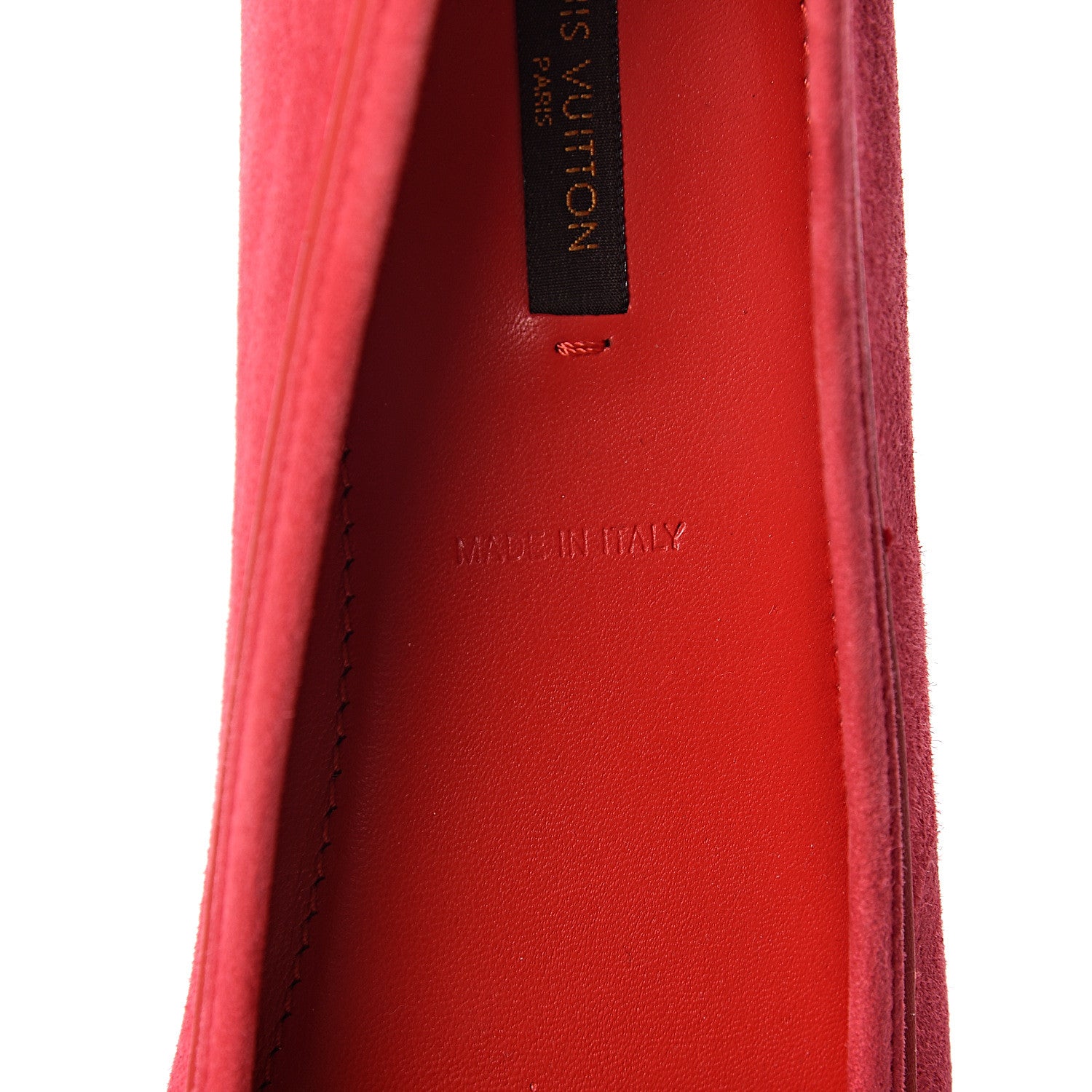 Louis Vuitton Suede Oxford Ballerina Flats 41 Framboise 6 of 10