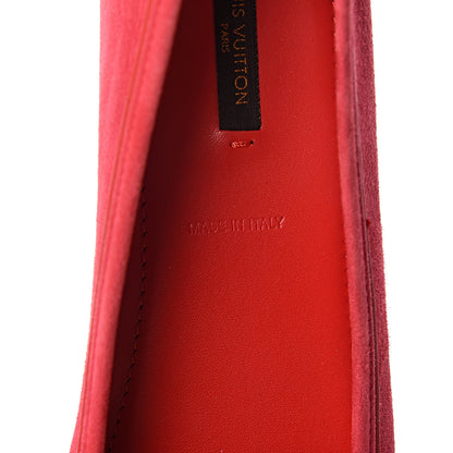 Louis Vuitton Suede Oxford Ballerina Flats 41 Framboise 6 of 10