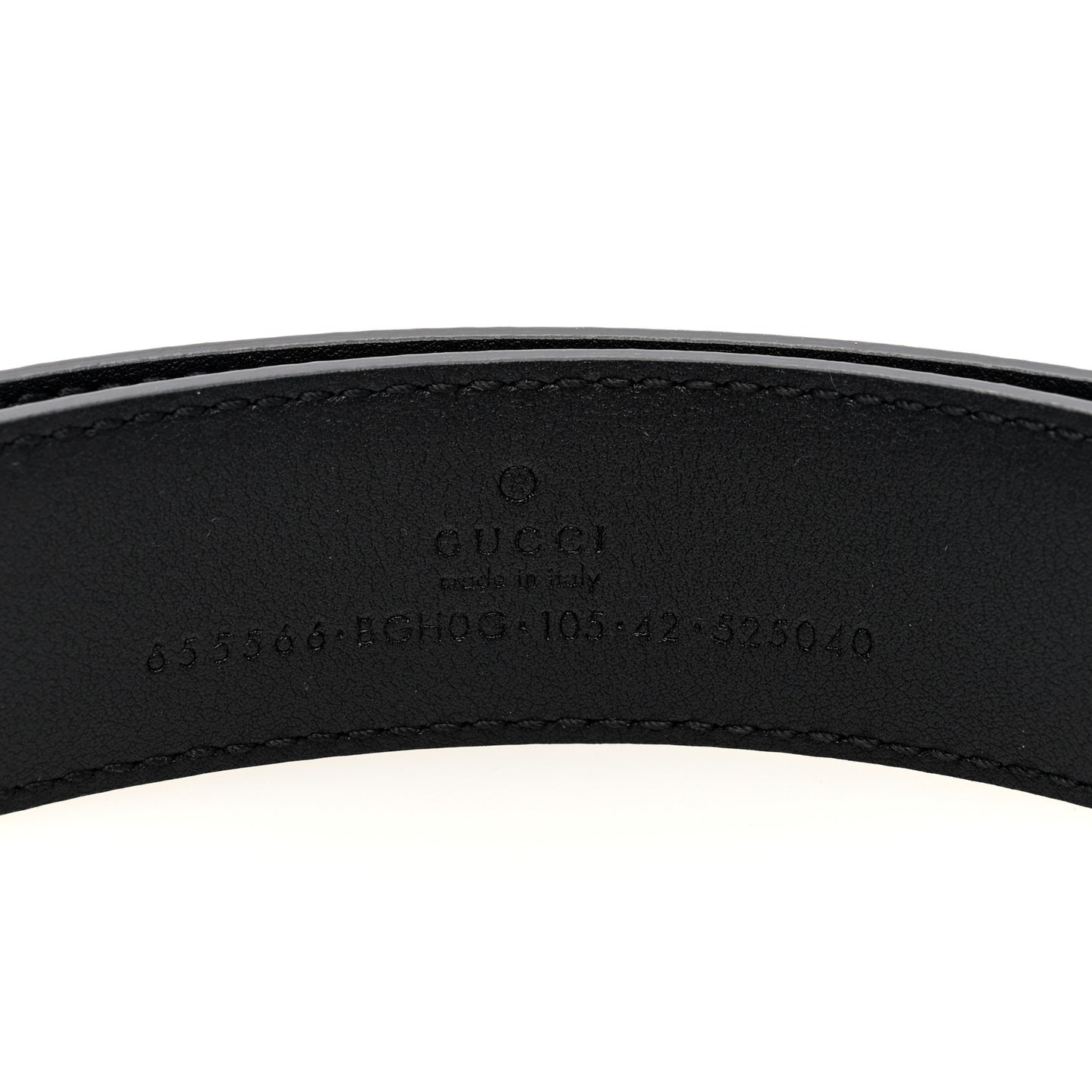 Selleria Calfskin G 30mm Belt 105 42 Black