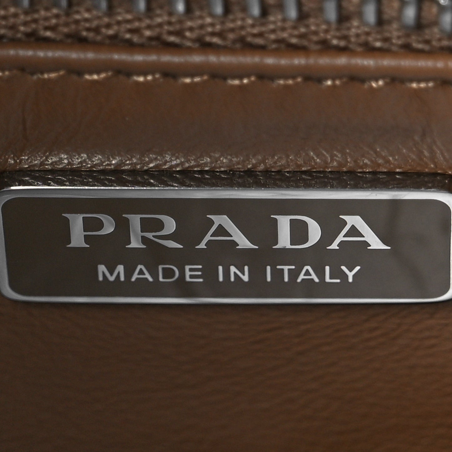 Nappa Soft Padded Re-Edition 2002 Moon Bag Caramel