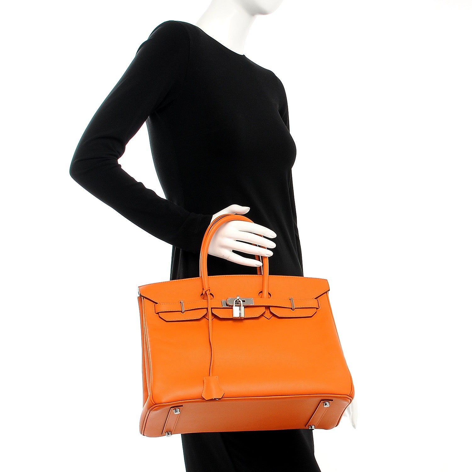 Hermes Epsom Birkin 35 Orange 2 of 31