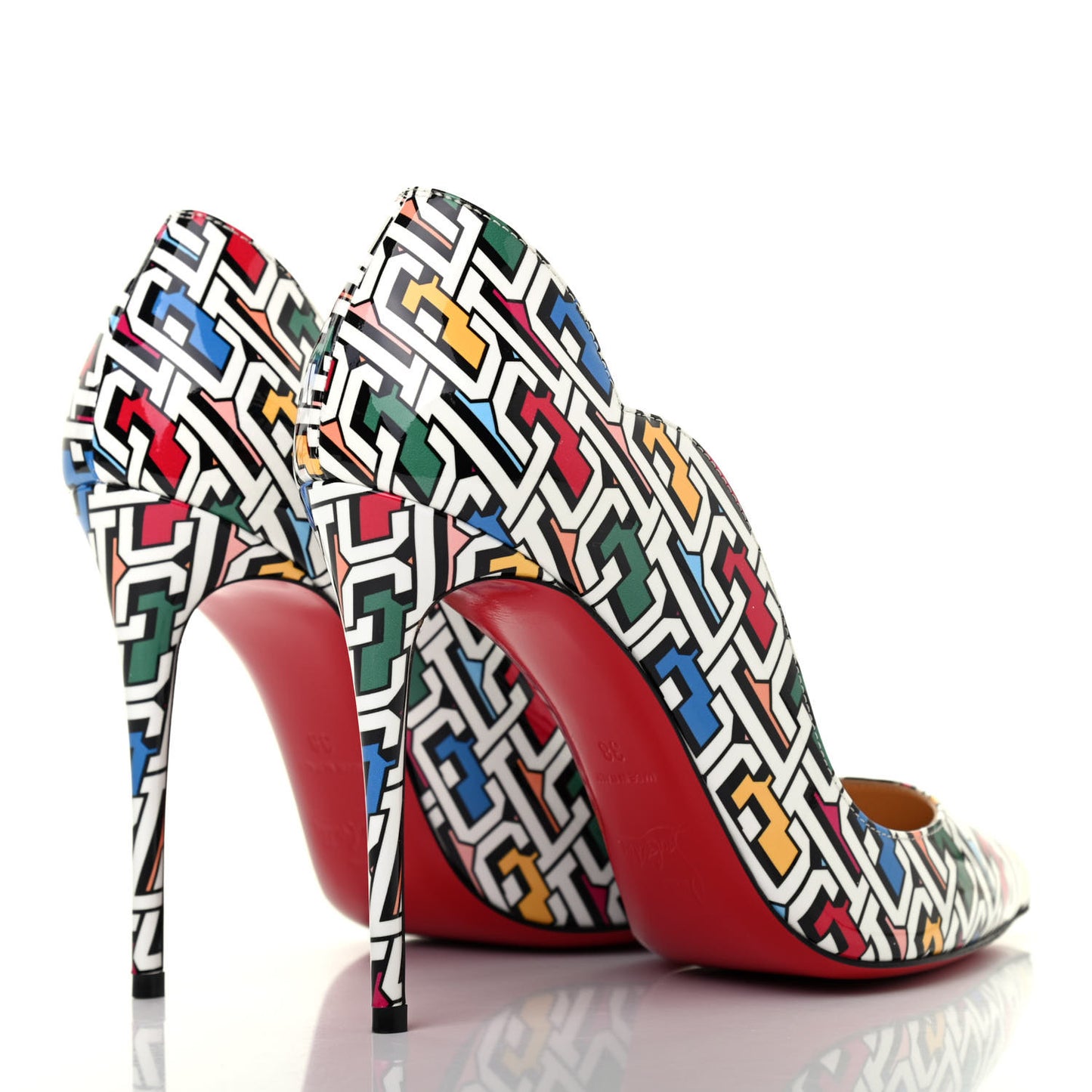 Patent CL 3D Print Hot Chick 100 Pumps 38 Multicolor