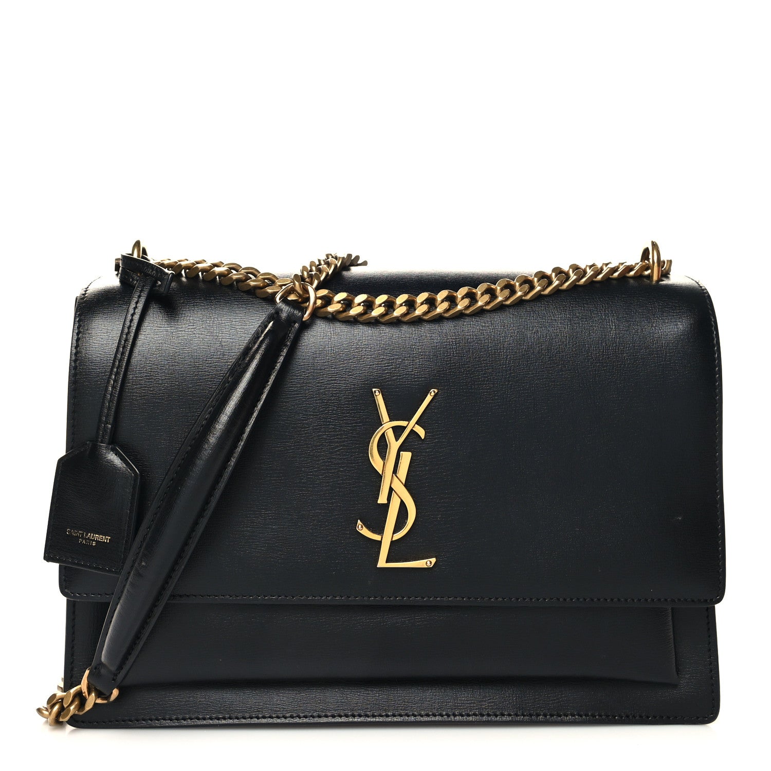 Saint Laurent Calfskin Medium Monogram Sunset Black 1 of 11