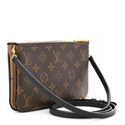 Louis Vuitton Reverse Monogram Giant Double Zip Pochette 3 of 10