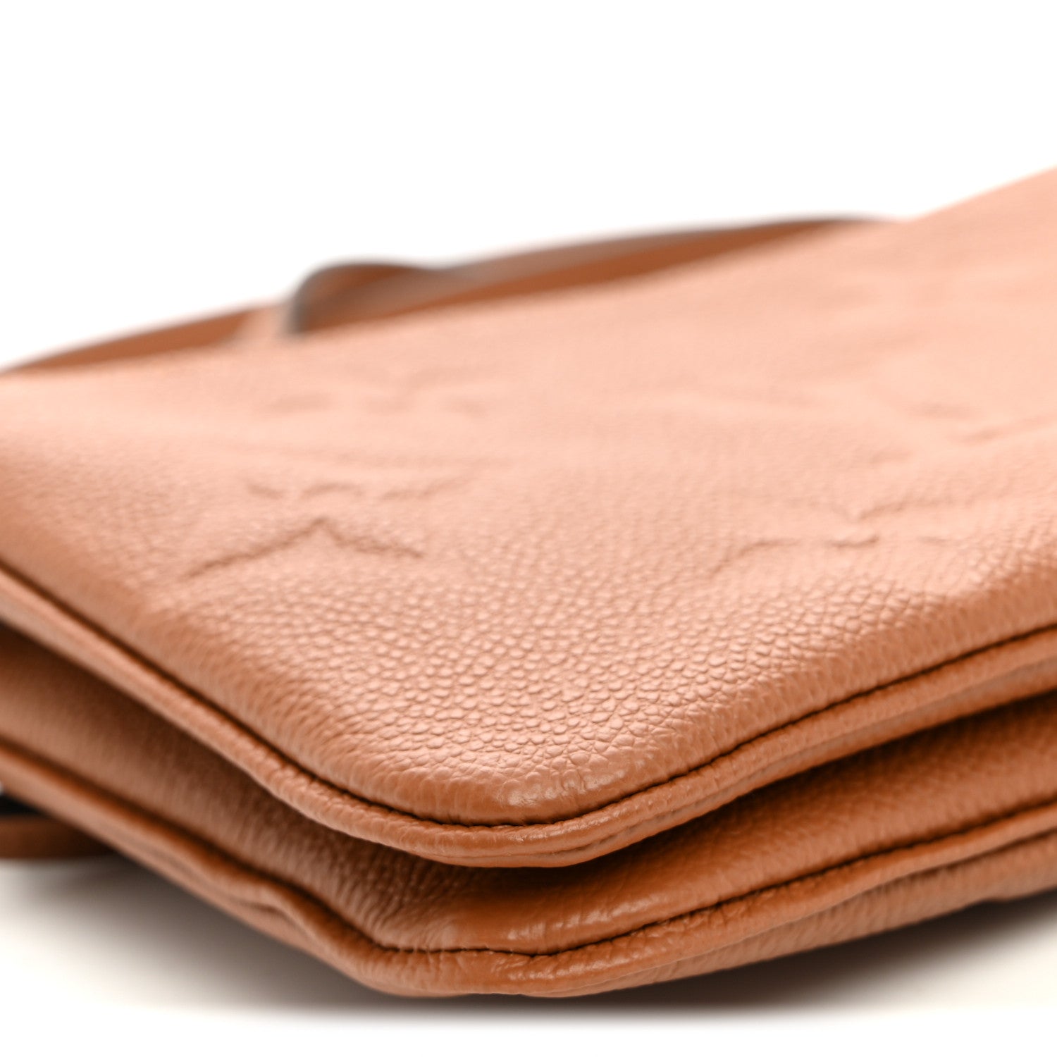 Louis Vuitton Empreinte Monogram Giant Double Zip Pochette Caramel 8 of 9