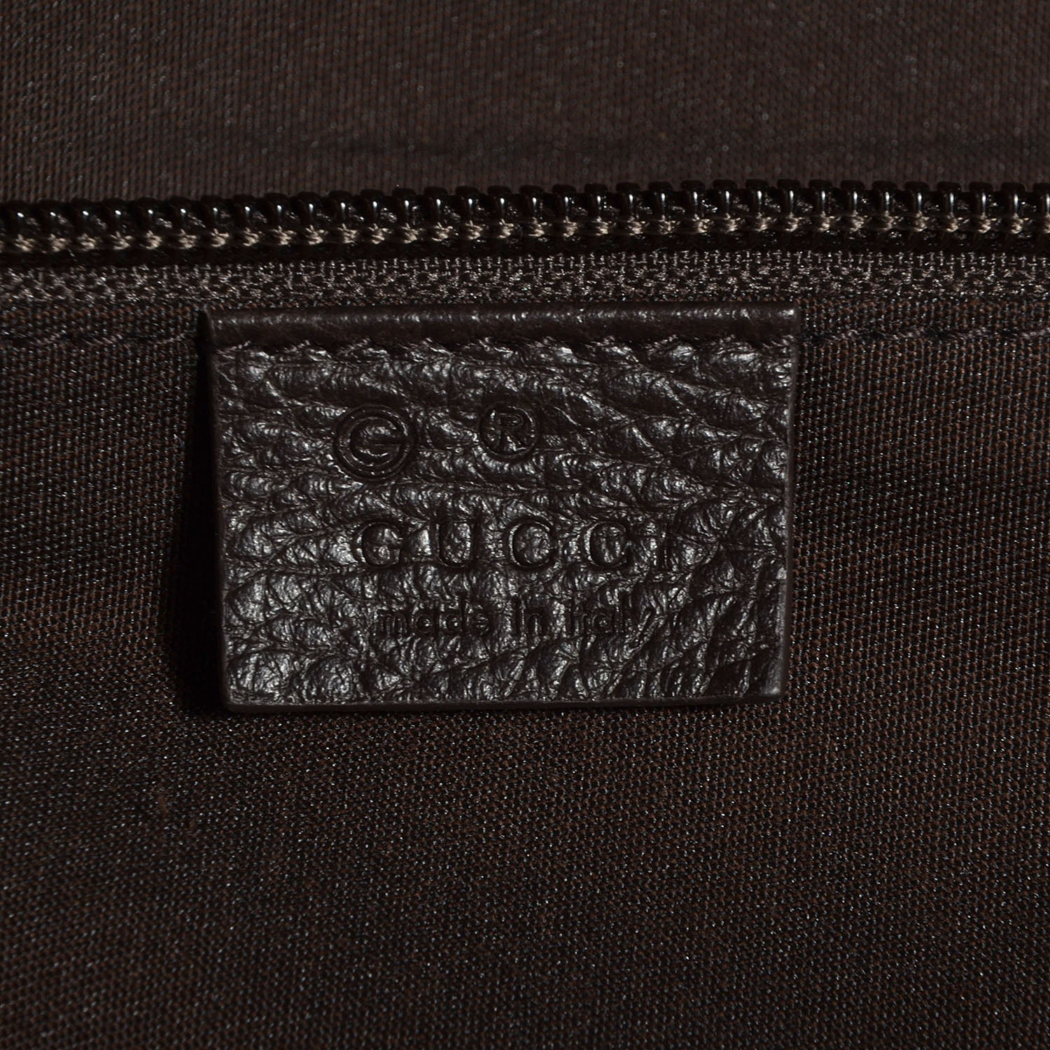 Gucci Denim Monogram Large Carry On Duffle Dark Brown 6 of 7