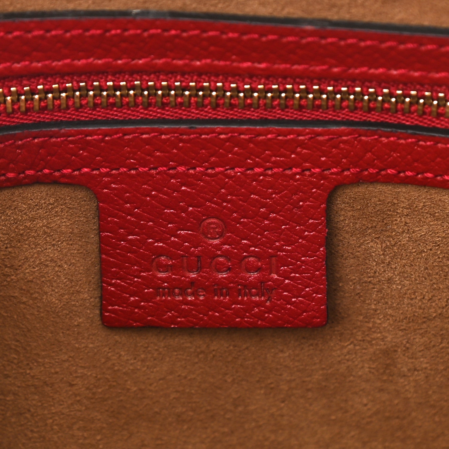 Gucci GG Supreme Monogram Tian Small Boston Beige Multicolor Red 6 of 8