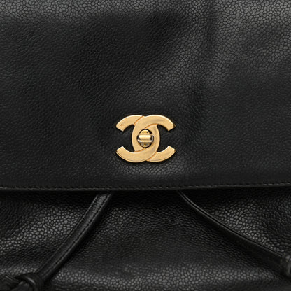 Chanel Caviar CC Backpack Black 6 of 8