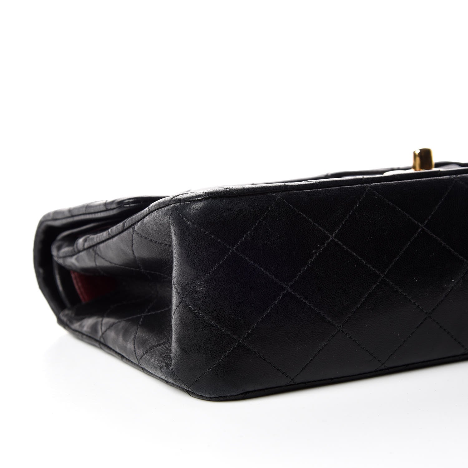 Chanel Lambskin Quilted Medium Double Flap Black 5 of 16