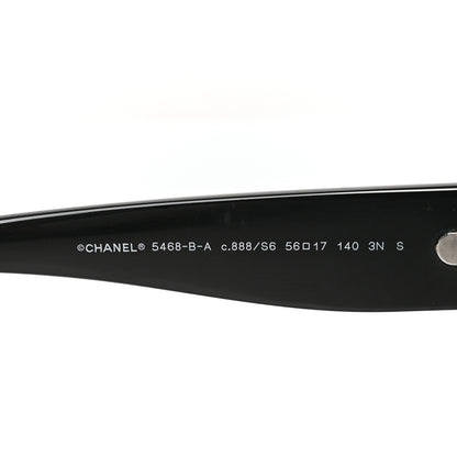 Chanel Acetate Polarized CC Sunglasses 5468-B-A Black 5 of 7