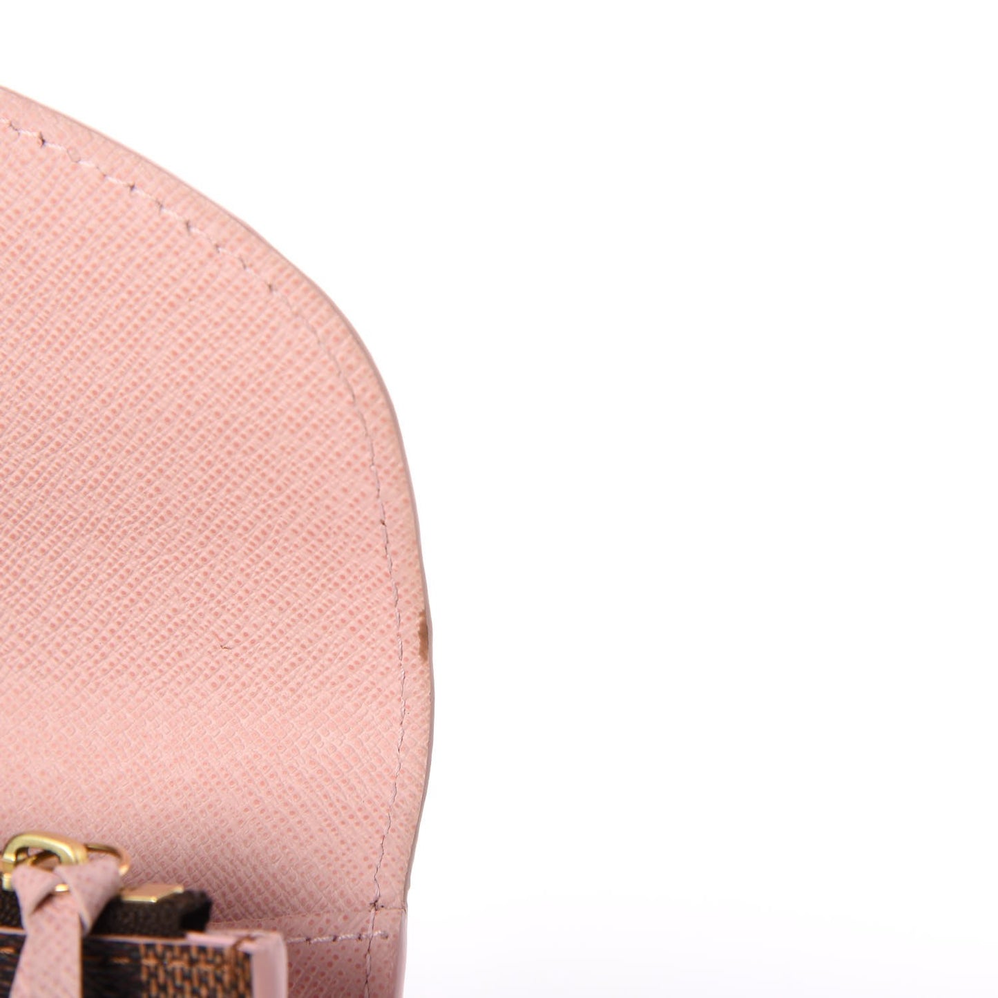 Damier Ebene Caissa Wallet Rose Ballerine