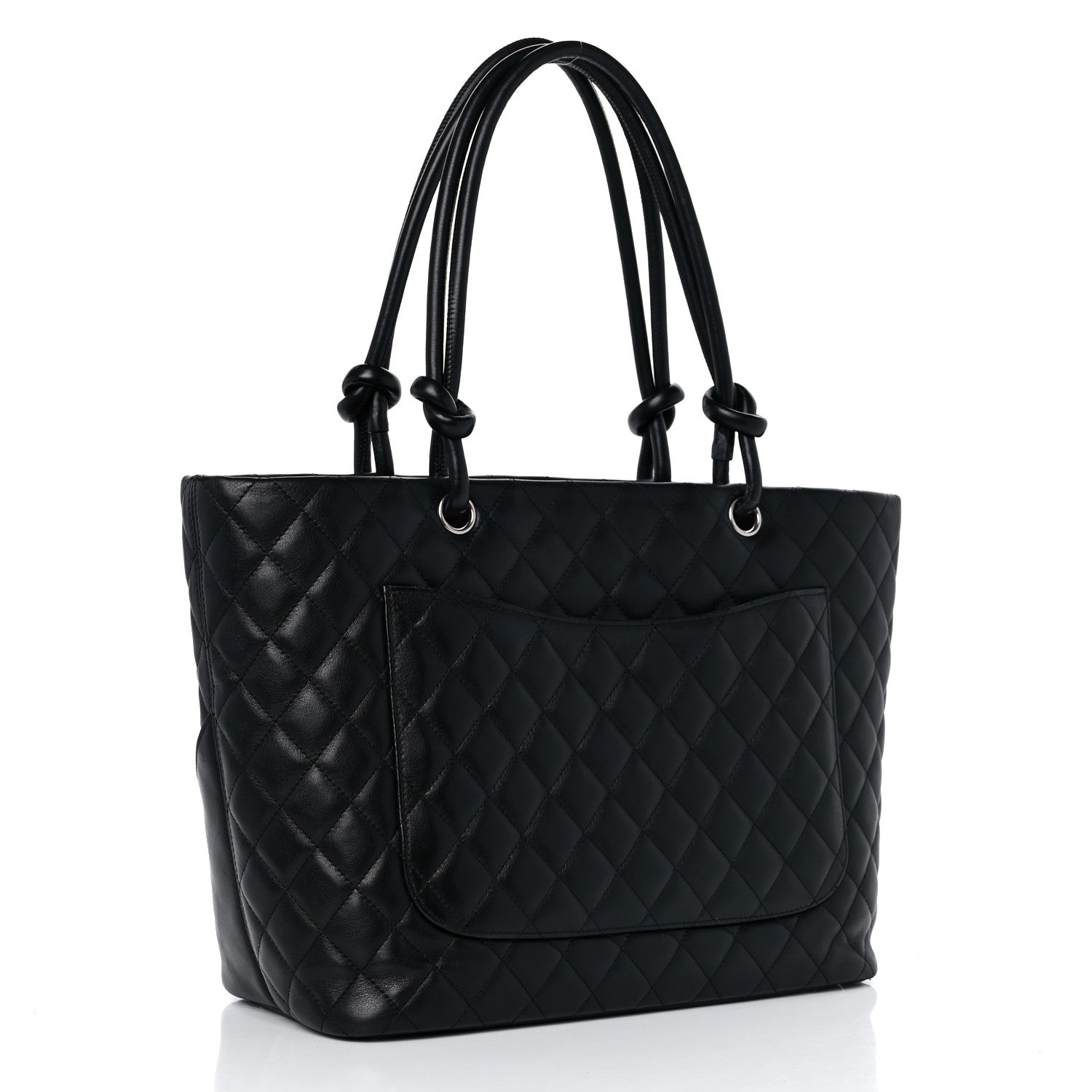 Chanel Calfskin Quilted Large Cambon Tote Black 3 of 11