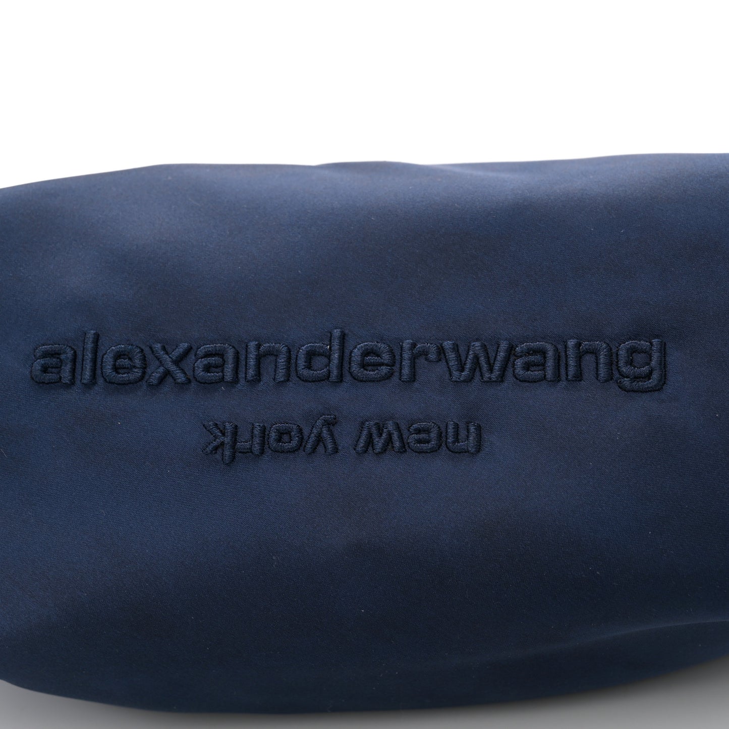 Satin Mini Scrunchie Bag Night Sky
