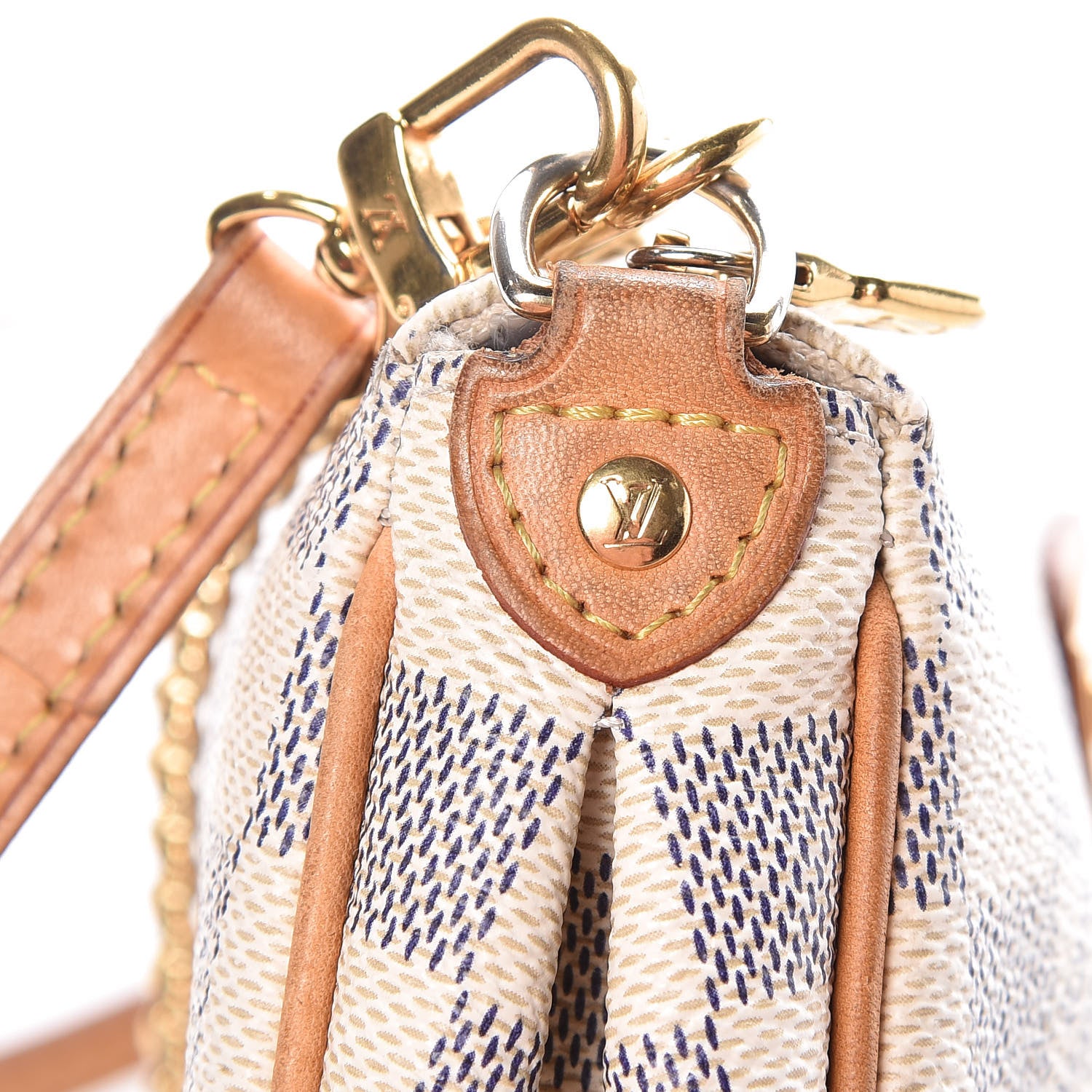 Louis Vuitton Damier Azur Eva Clutch 18 of 19