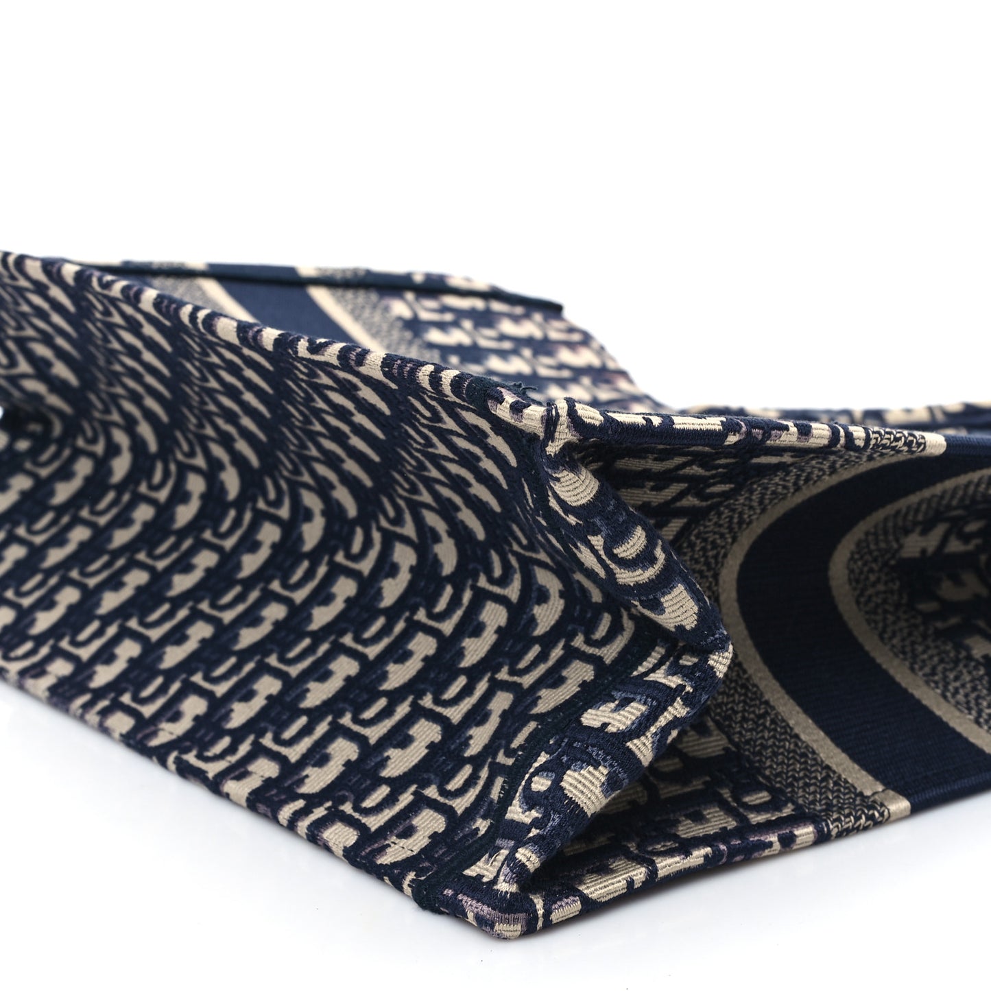 Oblique Medium Book Tote Blue Multicolor