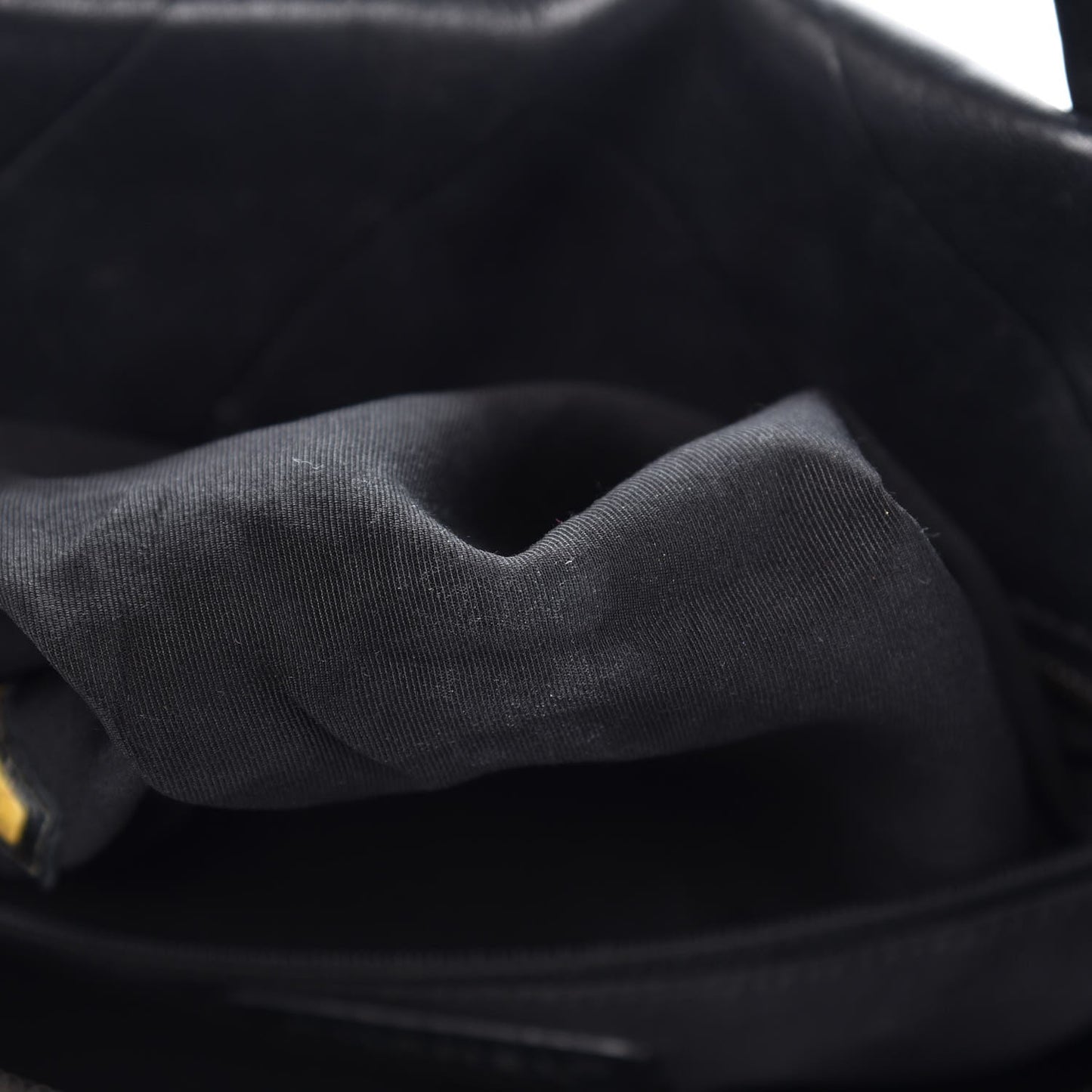 Calfskin Chevron CC All Day Long Boston Black