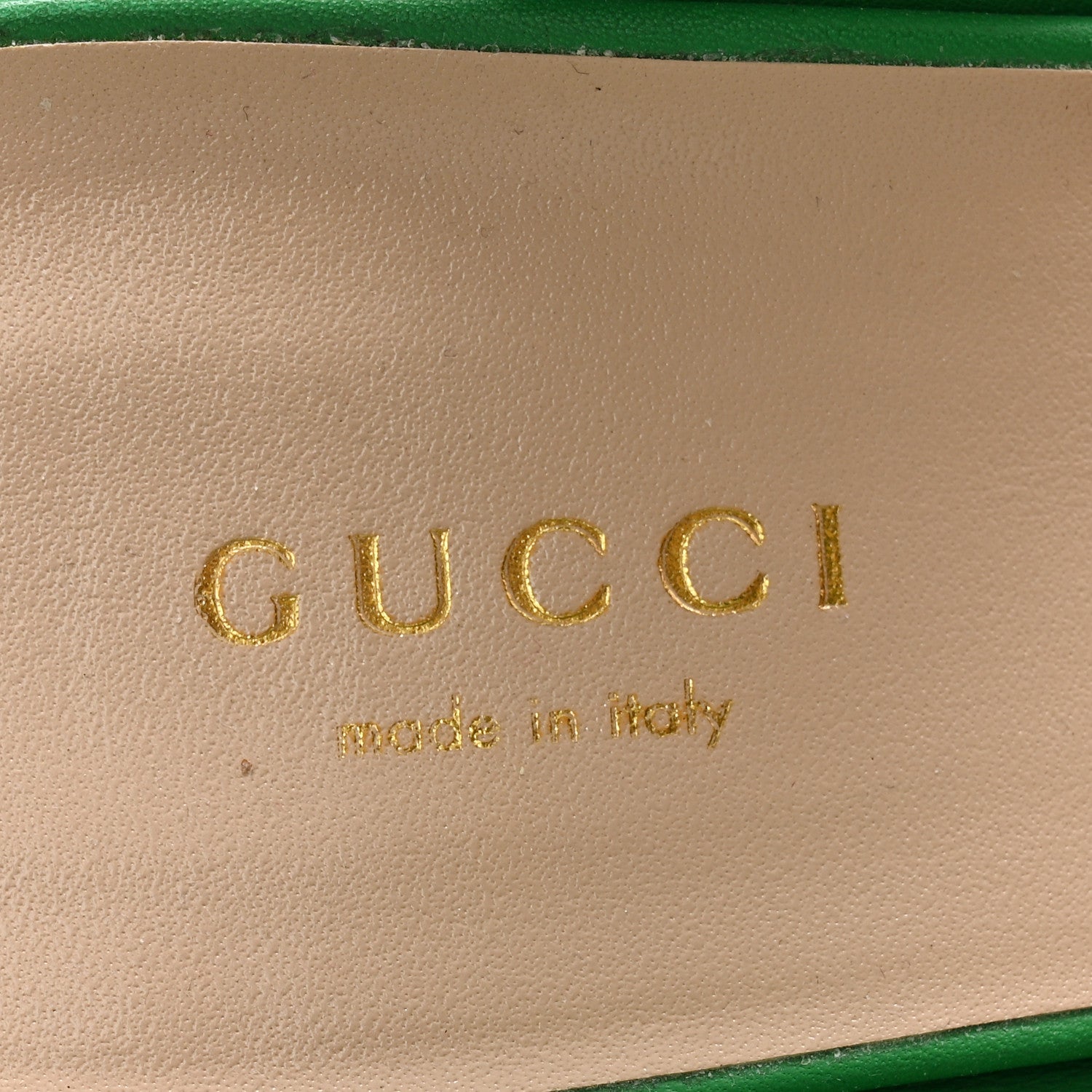 Gucci Cosmos Softy Calfskin Wooden Interlocking G Cut-Out 30/120mm Platform Sandals 37.5 New Shamrock 6 of 12