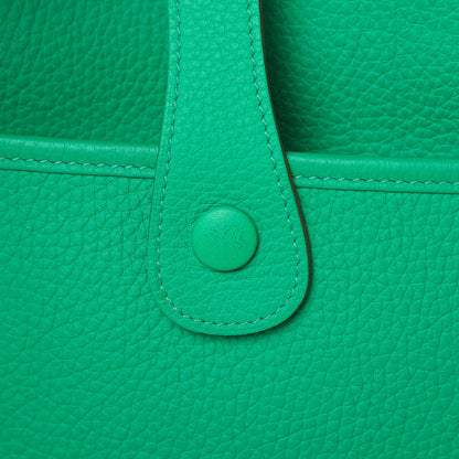 Hermes Taurillon Clemence Evelyne III GM Menthe 11 of 12