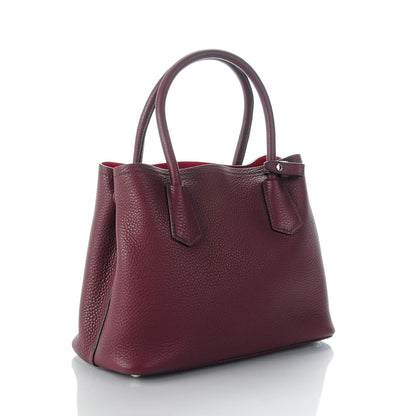 Prada Vitello Daino Small Double Bag Granato Scarlatto 3 of 7