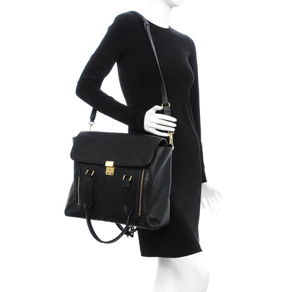 3.1 Phillip Lim 3.1 Textured Calfskin Large Pashli Satchel Black 2 of 8