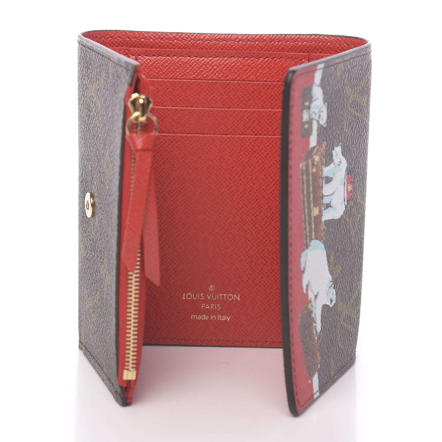 Louis Vuitton Monogram 2017 Christmas Animation Victorine Wallet 5 of 8