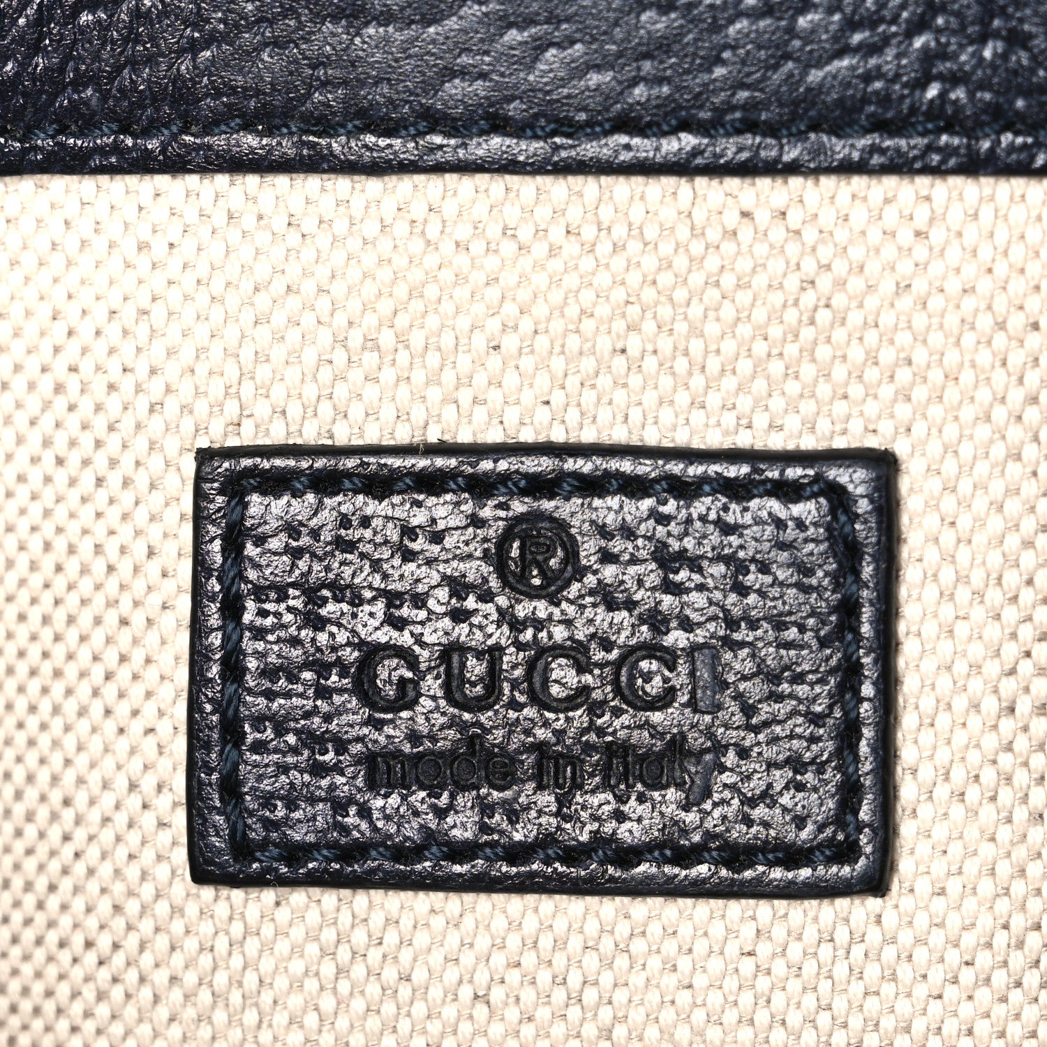 Gucci GG Supreme Monogram Web Small Ophidia Belt Bag 95 38 Beige Navy 6 of 10