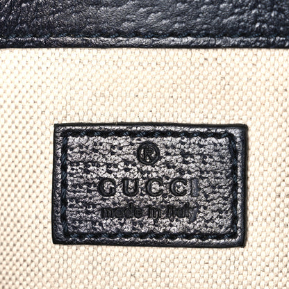 Gucci GG Supreme Monogram Web Small Ophidia Belt Bag 95 38 Beige Navy 6 of 10