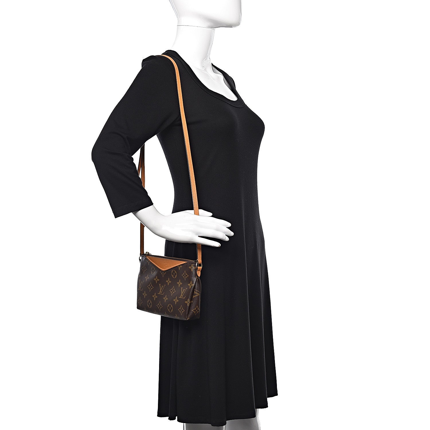 Louis Vuitton Monogram Pallas Crossbody Safran 2 of 9