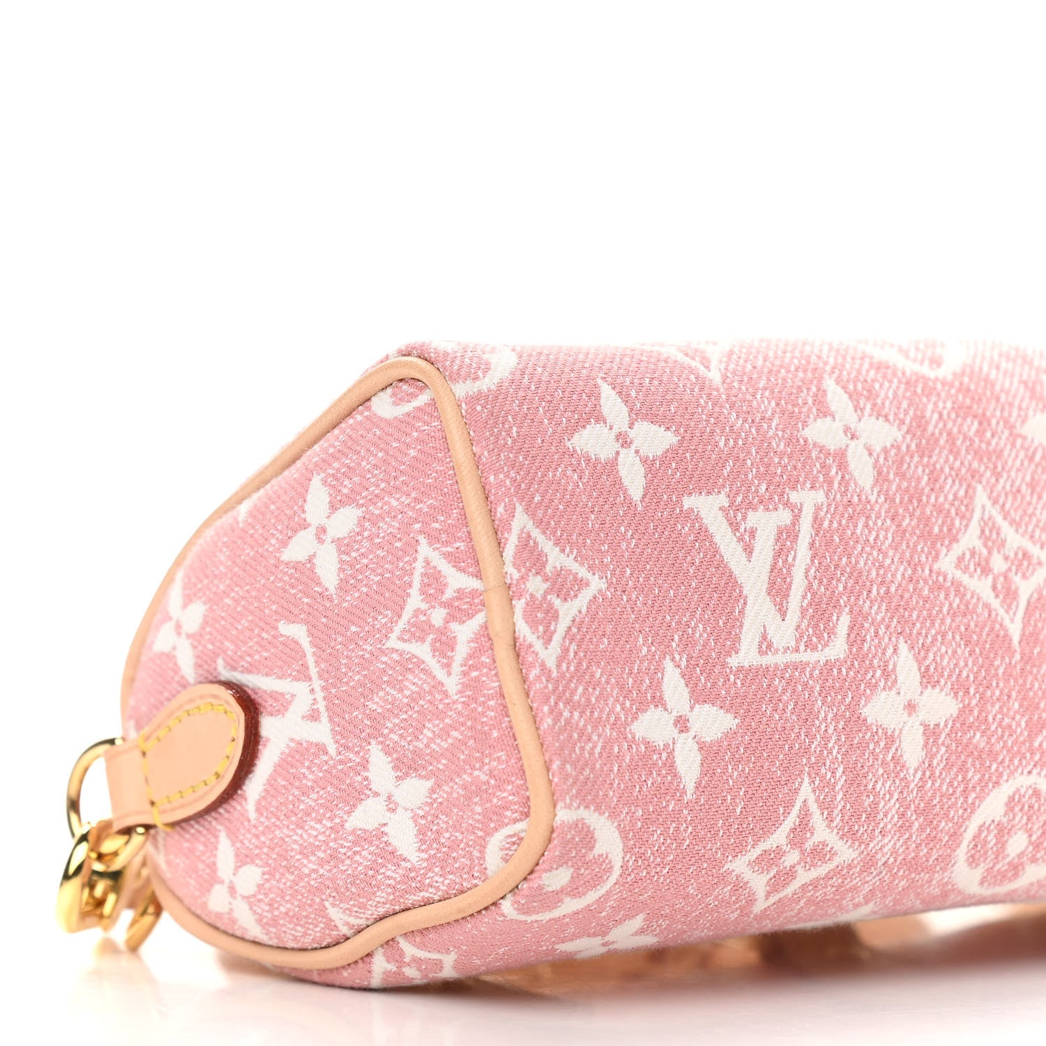 Louis Vuitton Monogram Jacquard Denim Nano Speedy Bandouliere Pink 8 of 10