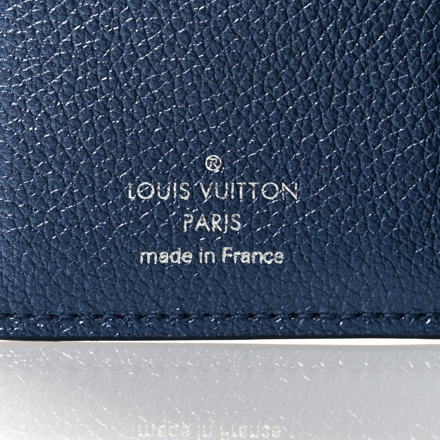 Louis Vuitton Metallic Empreinte Clea Wallet Navy Nacre 7 of 8