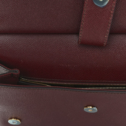 Dolce & Gabbana Dauphine Large Miss Sicily Satchel Burgundy 10 of 12