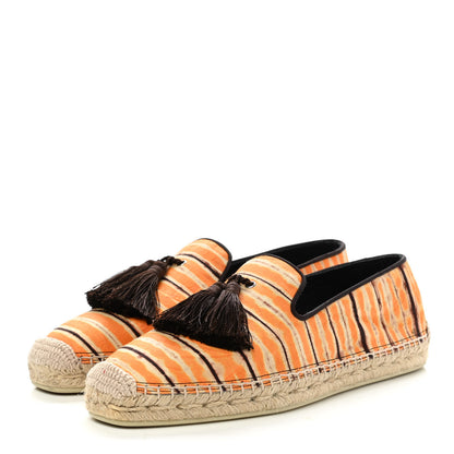 Christian Louboutin Canvas Mens Nanou Tassel Espadrilles 41 Yellow 3 of 8